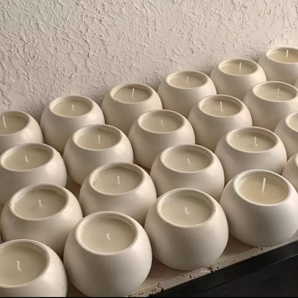 Succulent Set - Cetakan Silikon untuk Membuat Tempat Lilin