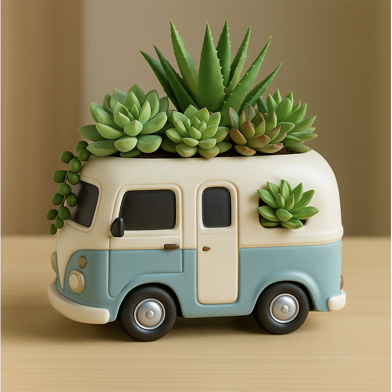 Cetakan Silikon Pot Sukulen 3D - Succulent Set ulasan dan harga