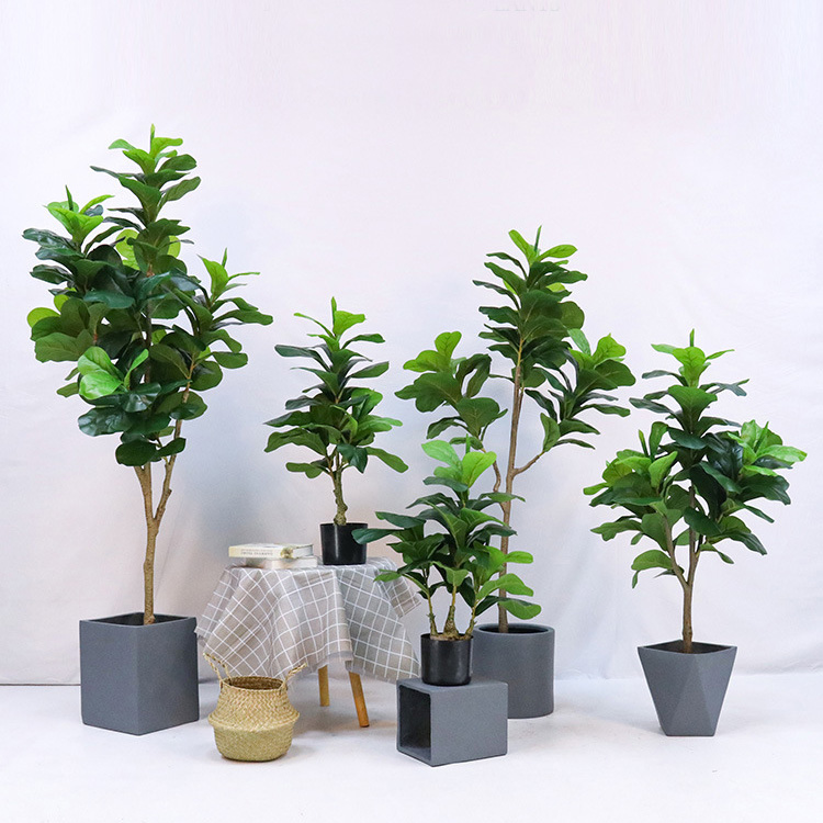 Tanaman Pot Plastik Buatan, Je - Fiddle Leaf Fig ulasan dan harga