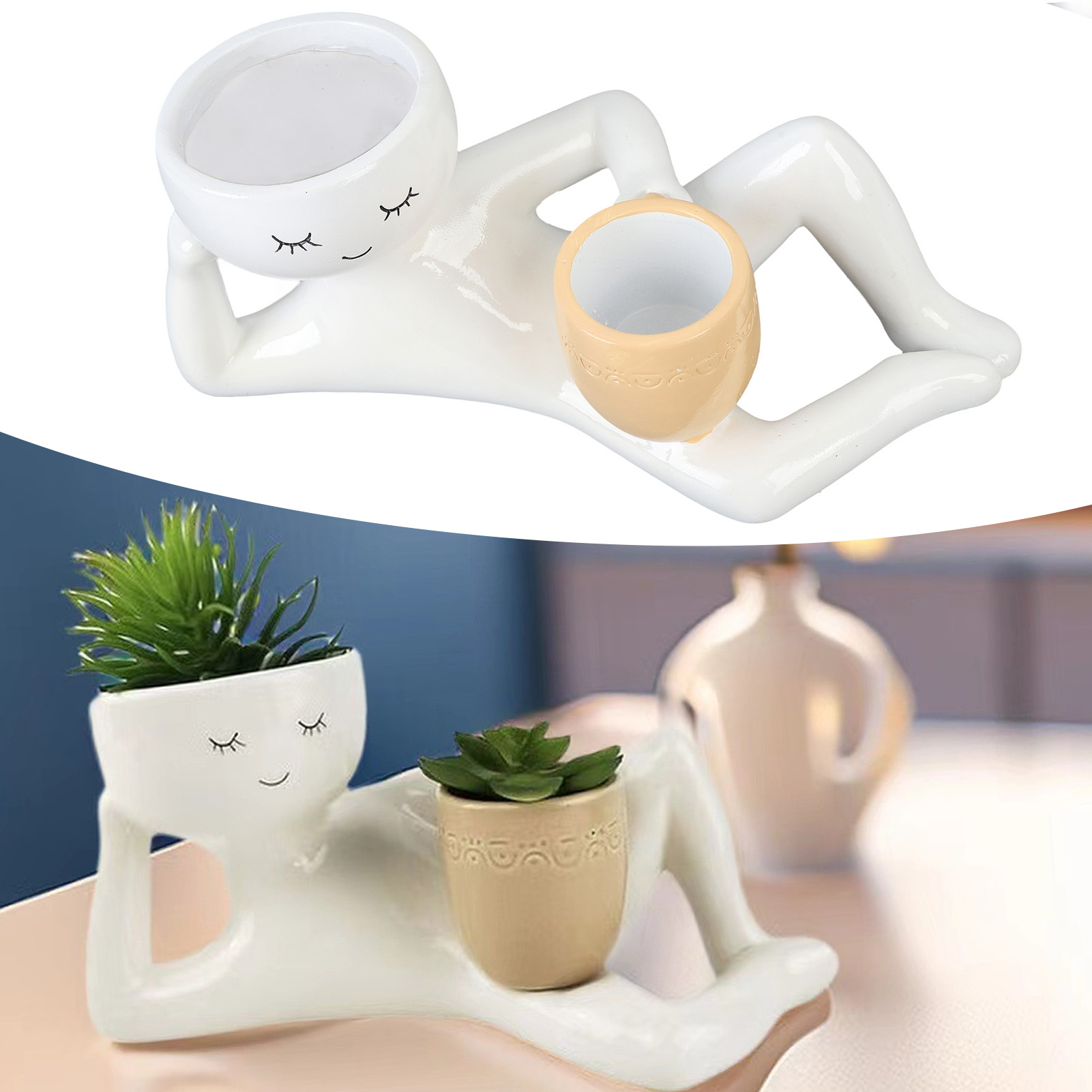 Pot Sukulen Kreatif dari Resin - Terracotta Pot ulasan dan harga