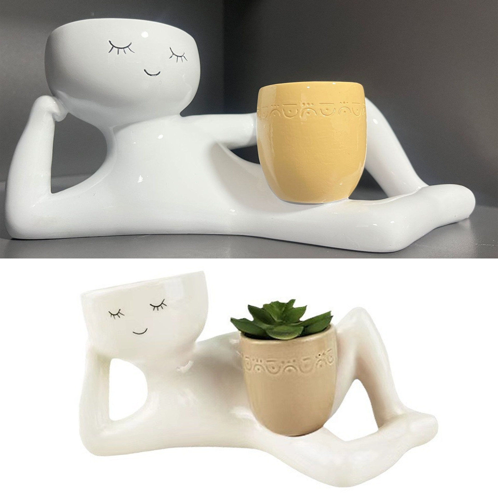 Pot Sukulen Kreatif dari Resin - Terracotta Pot ulasan dan harga